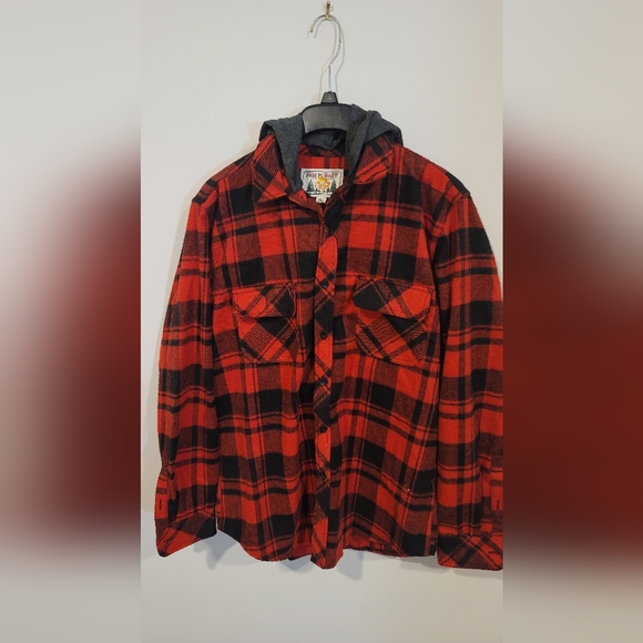 Free Planet Plaid Hoodie Men Large - Picture 5 of 9